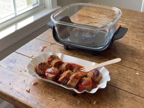 Currywurst mit hausgemachter Soße