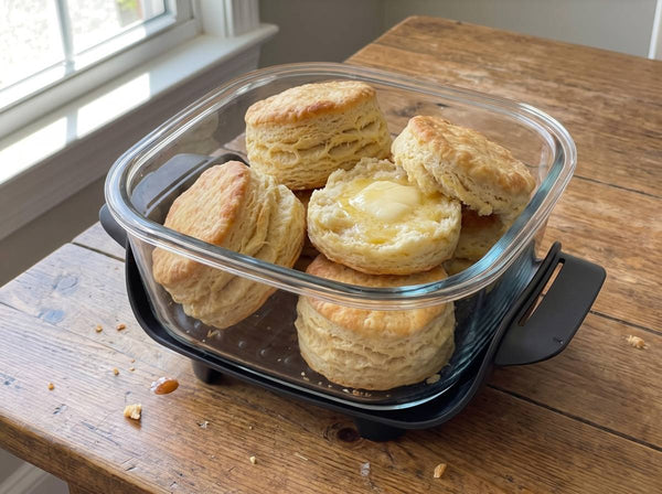 Flaky buttermilk biscuits