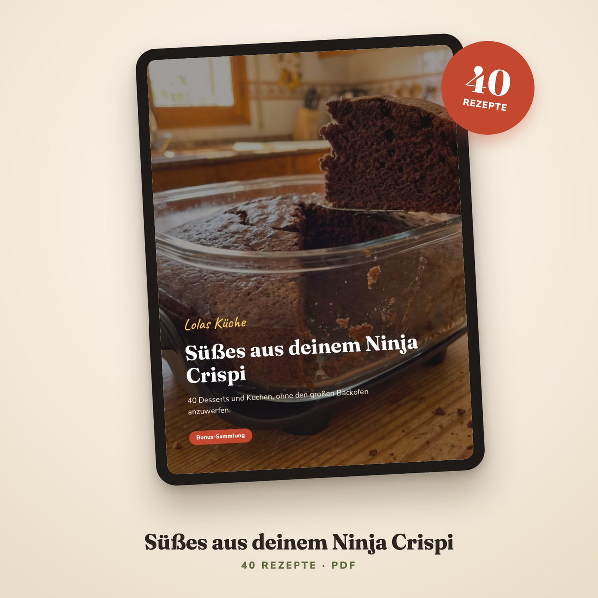 Cover des Ratgebers auf einem Tablet