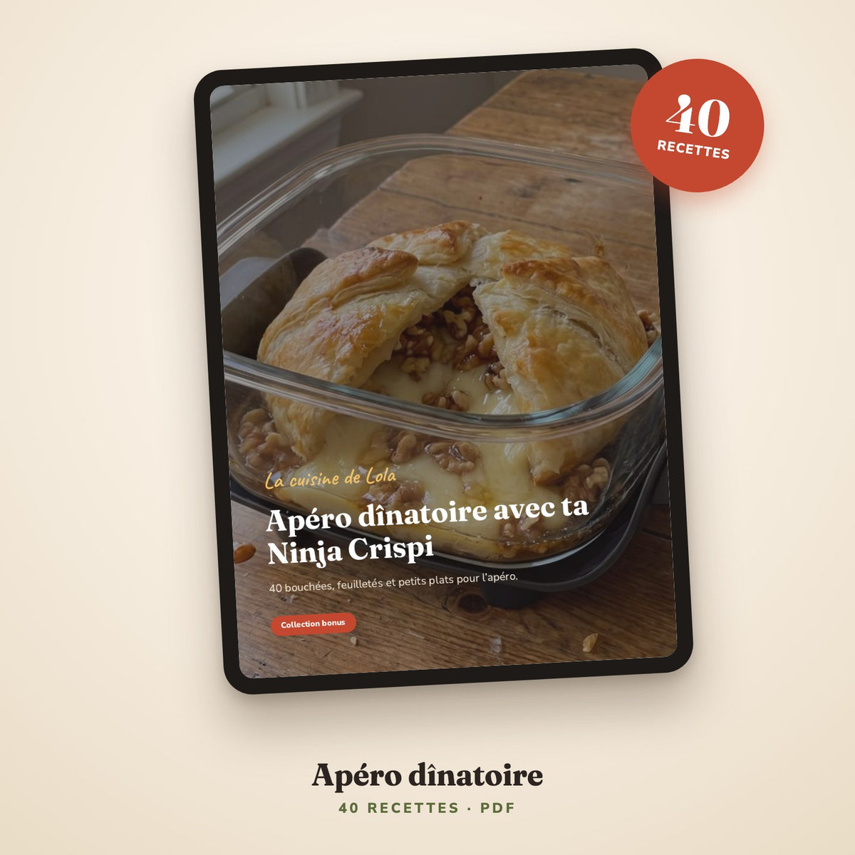 Couverture du guide sur une tablette