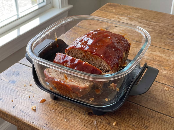 Classic glazed meatloaf