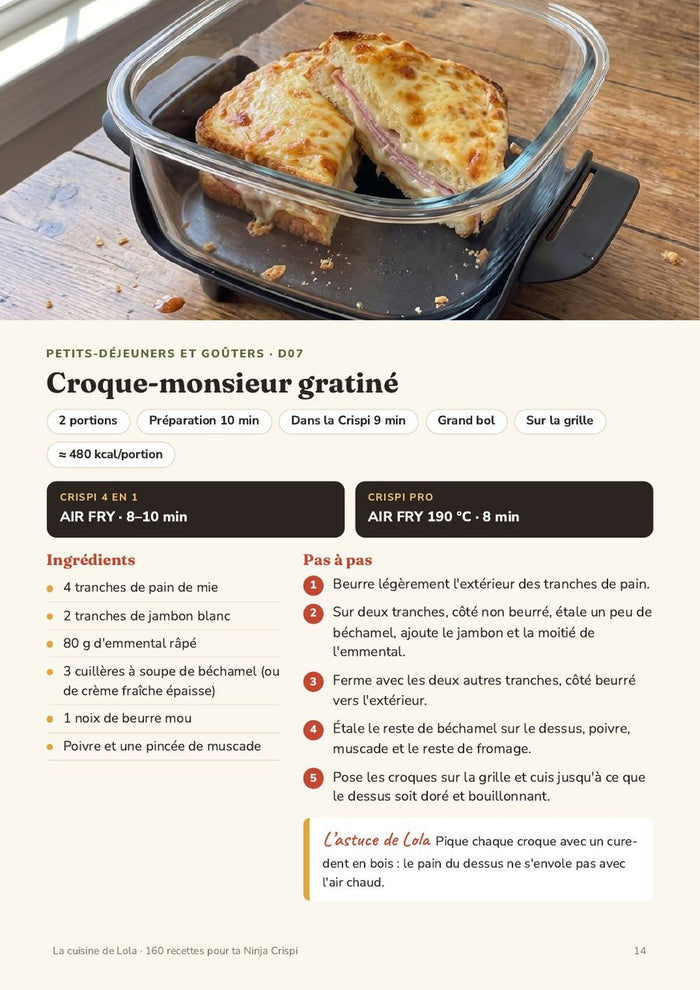 Croque-monsieur gratiné